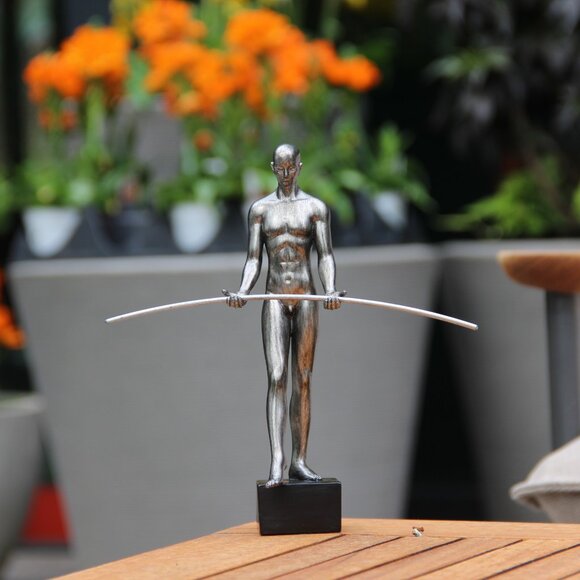 Adam & Friends Home Decor Tight-Rope Walker Black Base Sculpture | 1-Piece - Picture 7 of 8